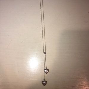 Tiffany solid heart lariat necklace